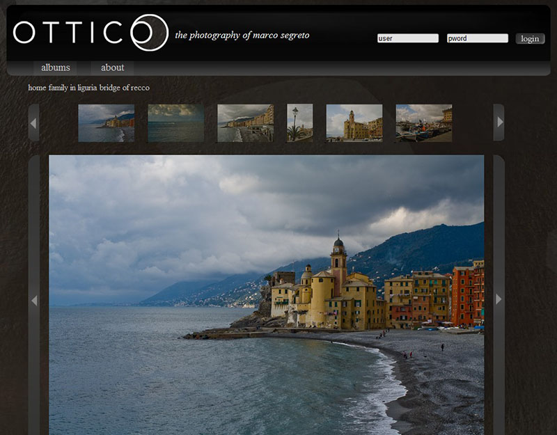 Ottico homepage